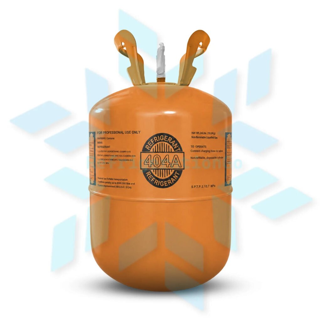 R-404A refrigerant cylinder