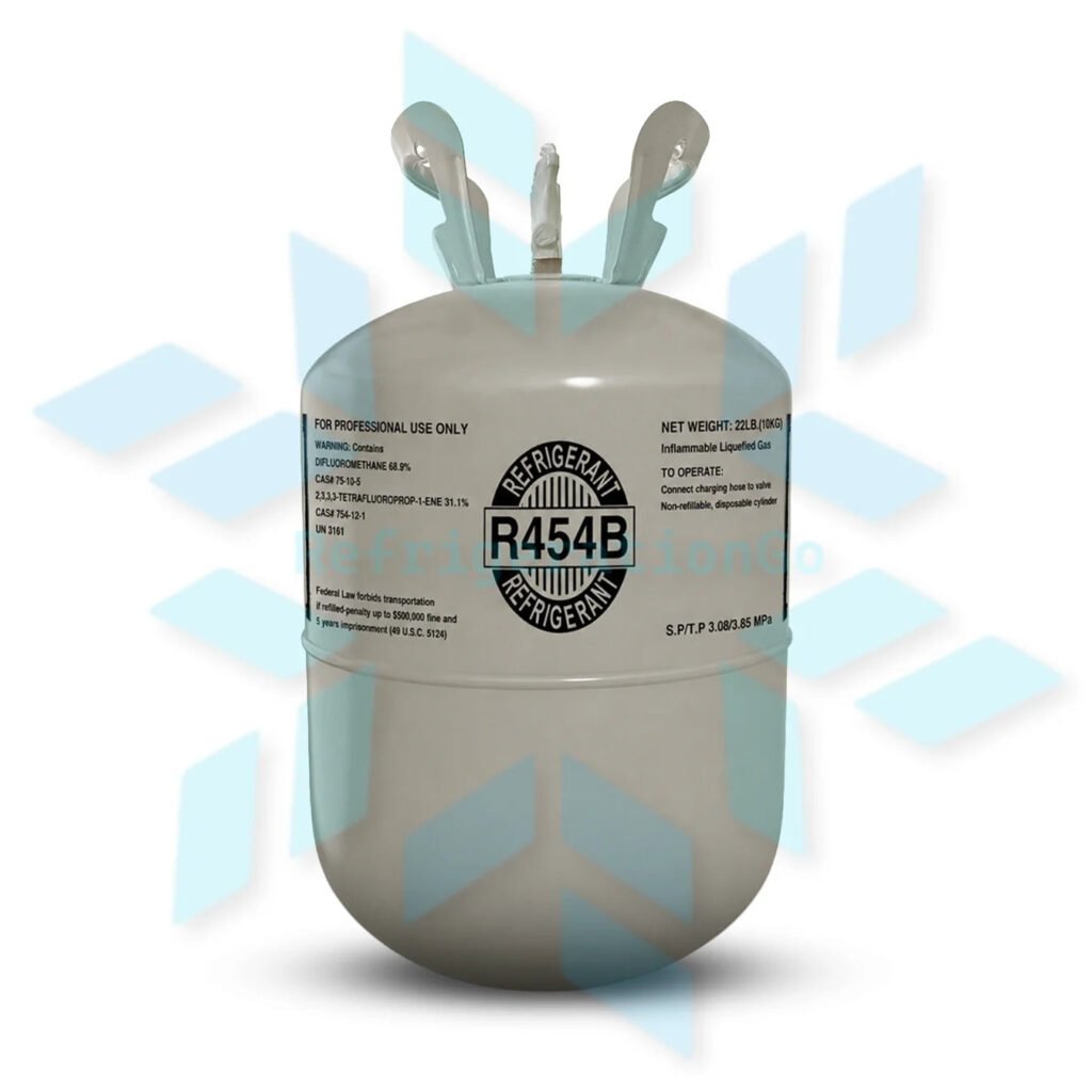 R-454B refrigerant cylinder